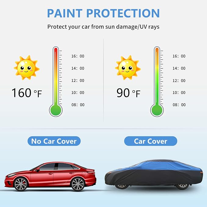 Car Cover Waterproof All Weather, Outdoor Car Cover - Image 7