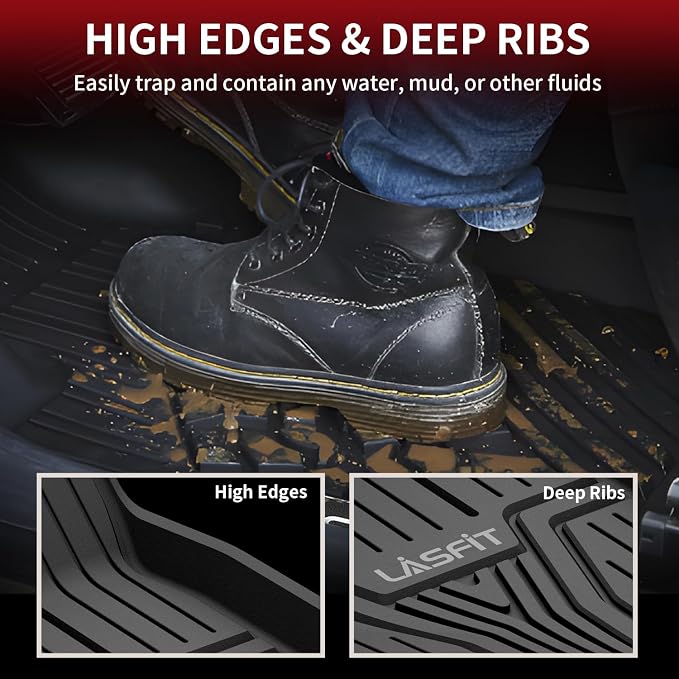 LASFIT Floor Mats for Honda Civic 2022-2025 2026 | for Acura Integra 2023-2025 - Image 4