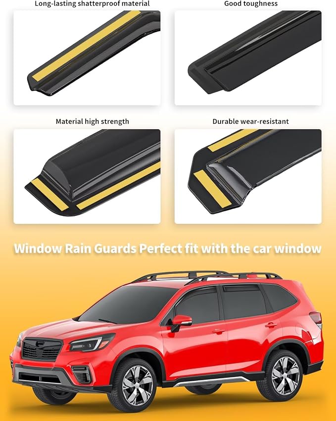 in-Channel Window Rain Guards Fit - Image 8