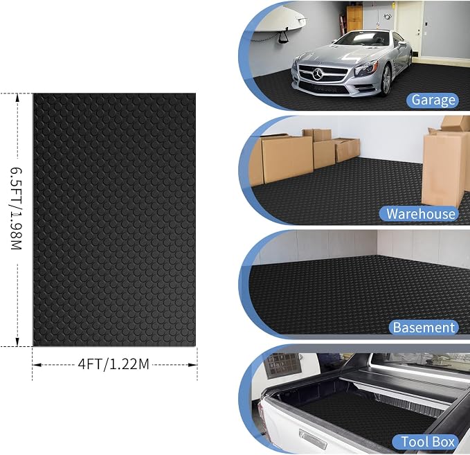Premium Garage Floor Mat, Commercial Grade Heavy Duty Parking Mat - Image 7