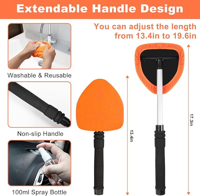 Viewsun Windshield Cleaner Tool, Detailing Kit Cleaner, Detailing Brush - Image 2