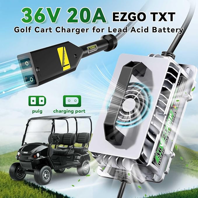 36 Volt 20 AMP Golf Cart Battery Charger - Image 3