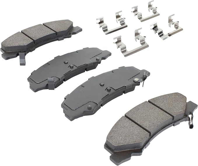 Premium Semi-Metallic Front Brake Pads Compatible - Image 2