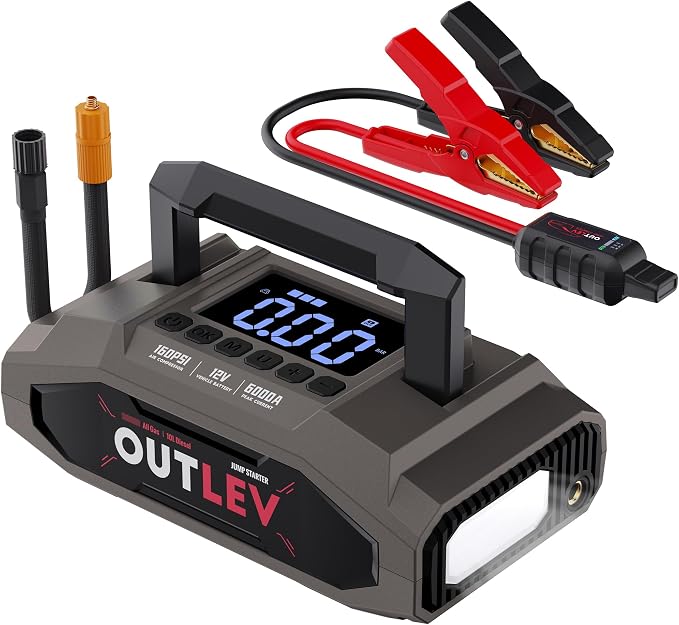 Jump Starter with Air Compressor by outlev