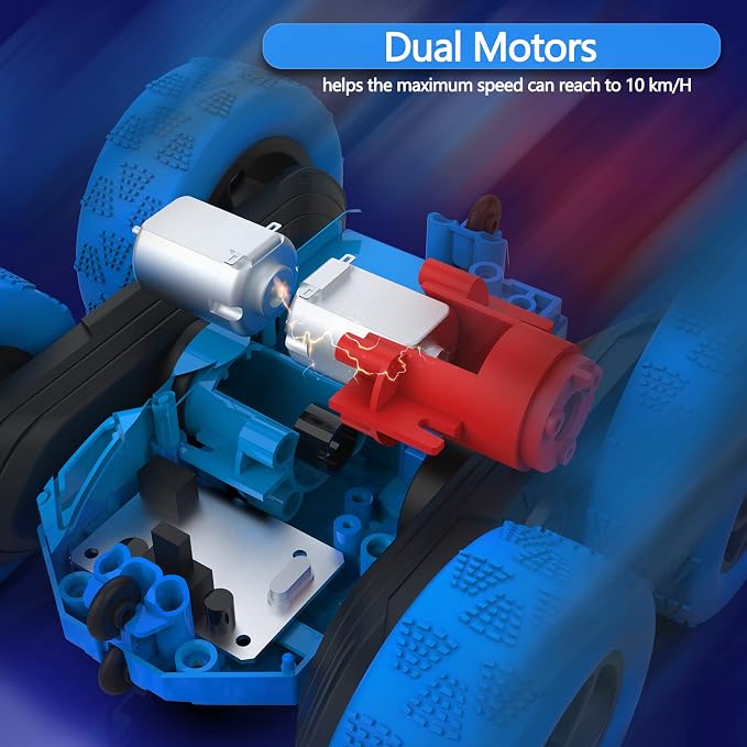 Remote Control Car Double Sided 360°Rotating 4WD RC Cars - Image 3
