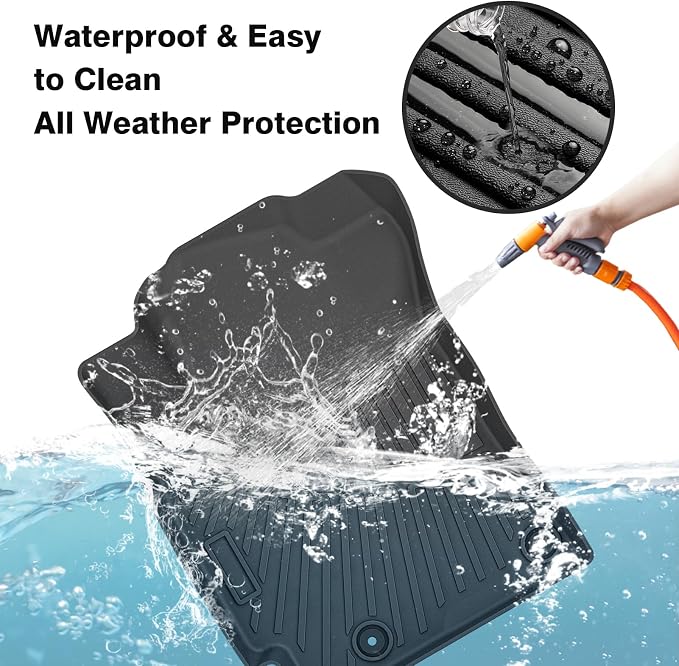 Powerty Floor Mats for 2019-2022 2023 2024 Kia Forte Accessories All Weather - Image 3
