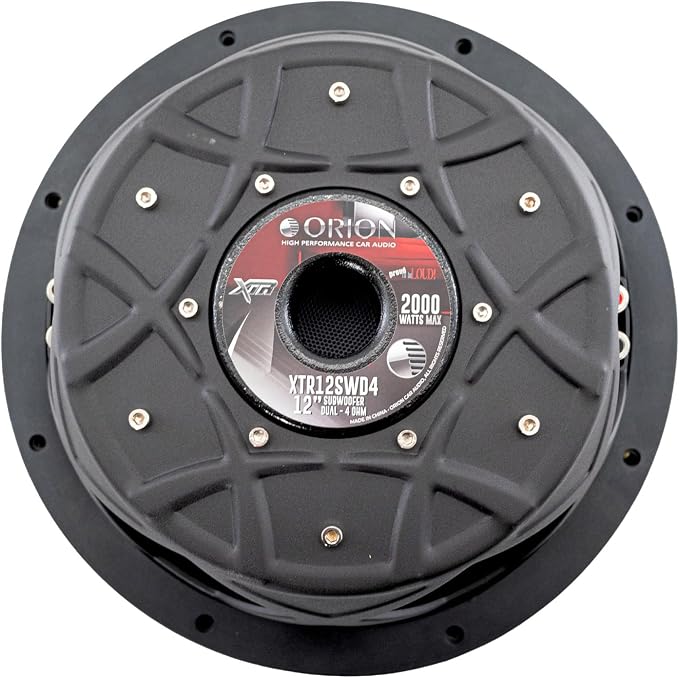 ORION XTR Series XTR12SWD4 Shallow Mount 12” Car Subwoofer, 2000W Max Power - Image 5