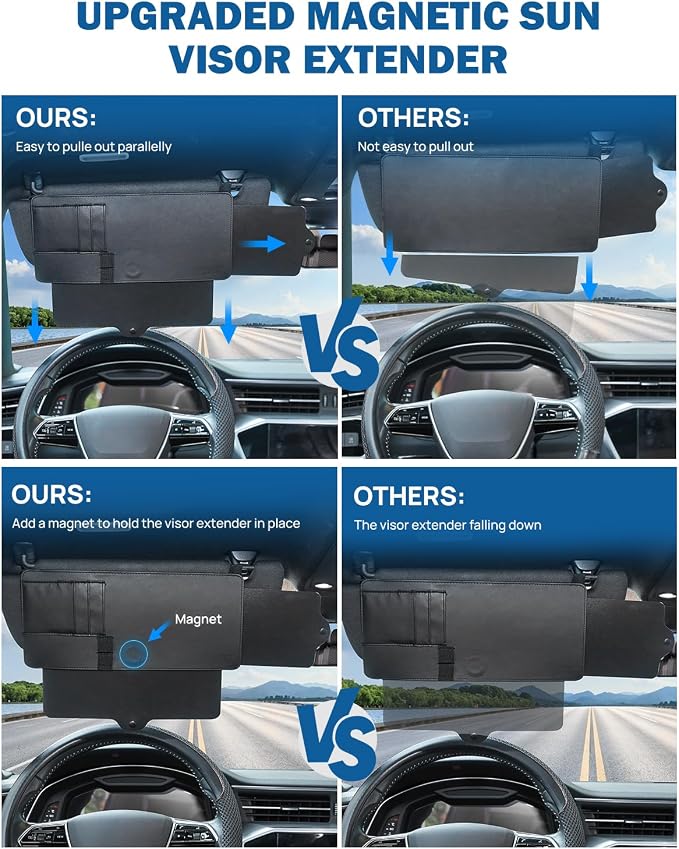 JoyTutus Car Sun Visor Extender - Image 2