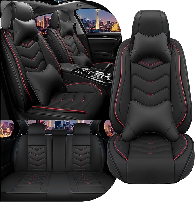 Car Seat Covers for Chrysler Pacifica 2004-2025, Stylish Sport Seat Cover by Unknown