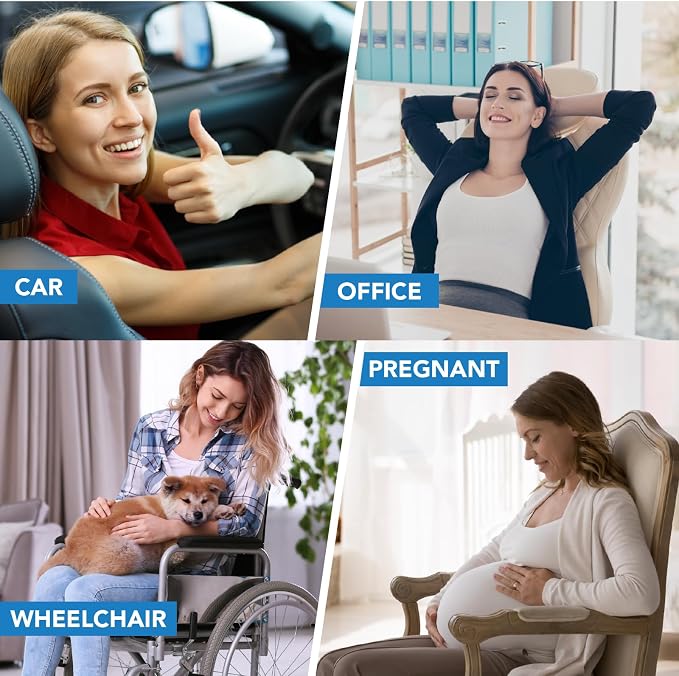 Lumbar Support Pillow for Car, Memory Foam Lumbar Pillow for Lower Back Pain - Image 8