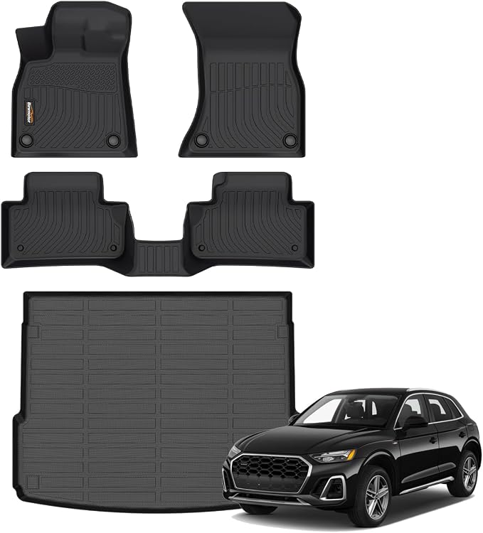 Binmotor-All Weather Car Floor Mats Cargo Liner Set by VisittheBinmotor