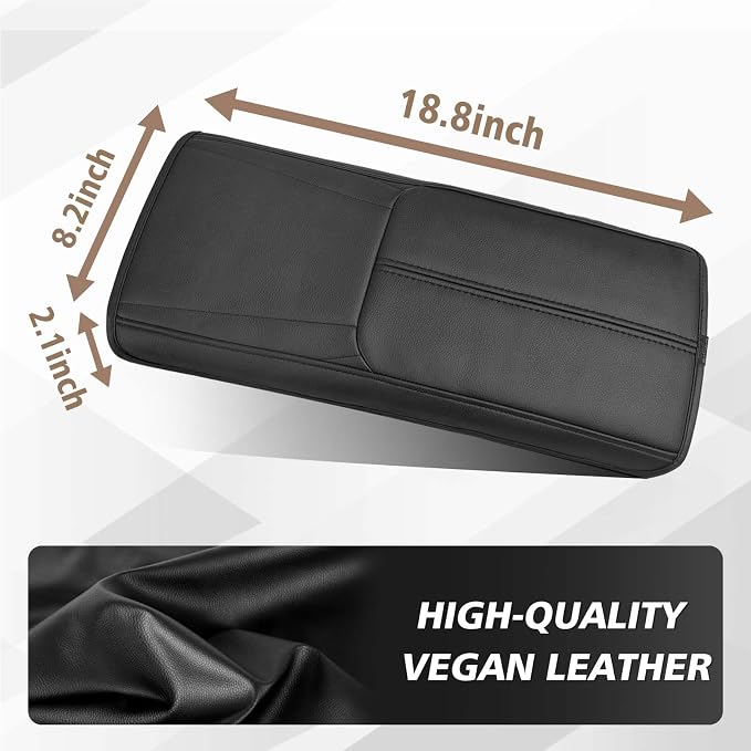 Muslogy Armrest Pad Center Console Cover Compatible - Image 3