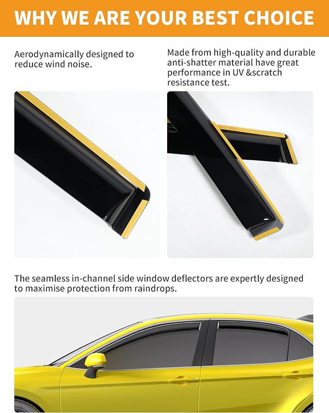 in-Channel Window Rain Guards Fit - Image 5