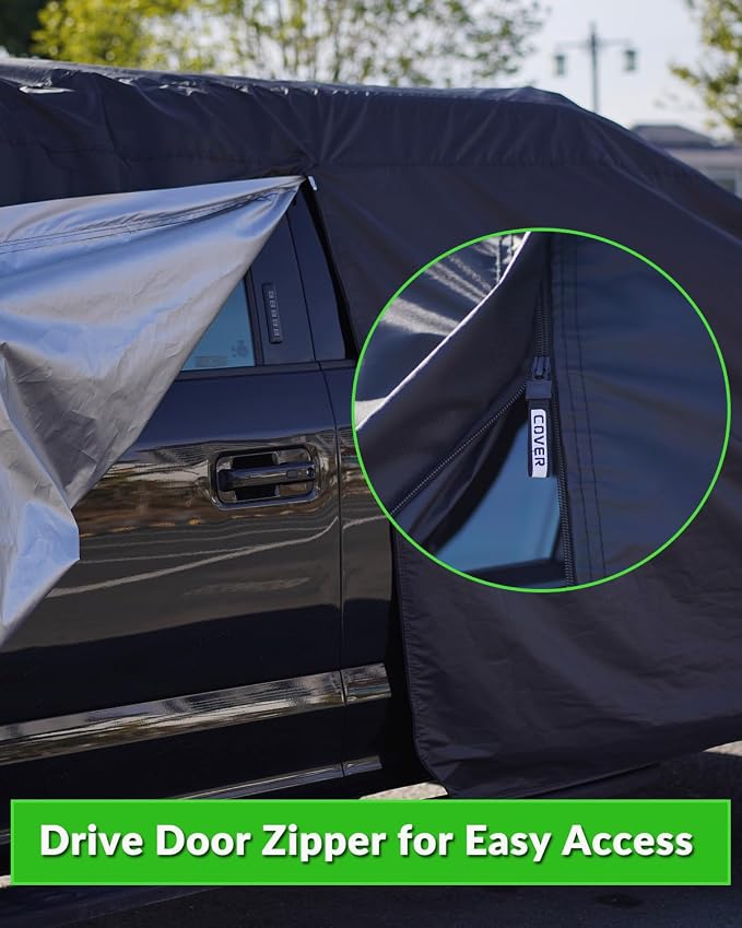 Pickup Truck Cover Waterproof All Weather, Outdoor Indoor Truck Protection Cover - Image 4