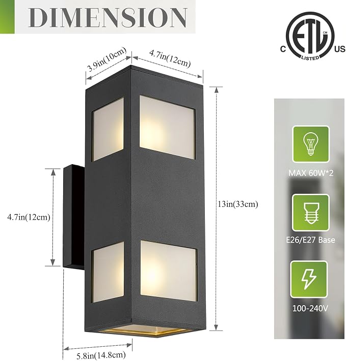 harriet Porch Lights Outdoor Modern - Image 4