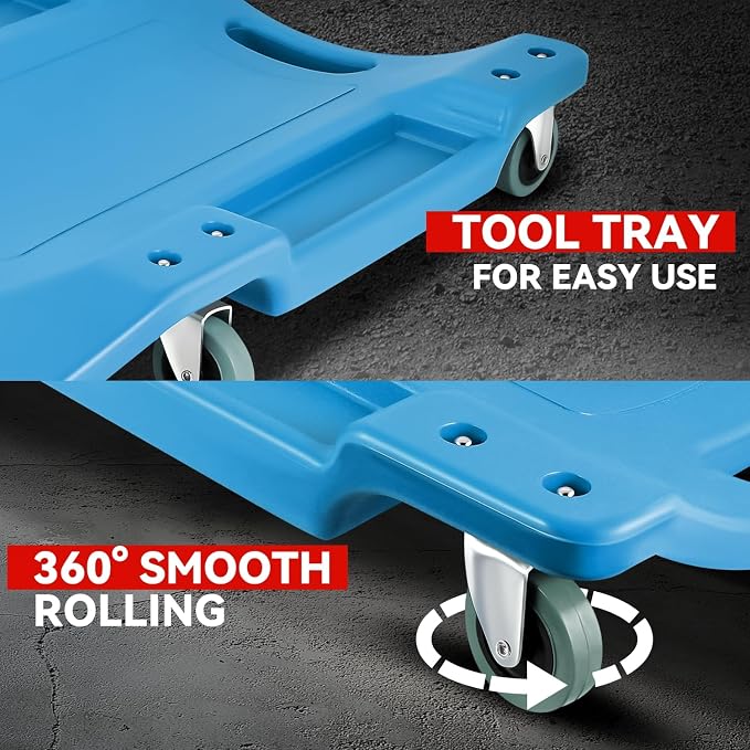 Auto Dynasty 40 Inches Mechanic Creeper, Automotive Garage Repair Low Profile - Image 5