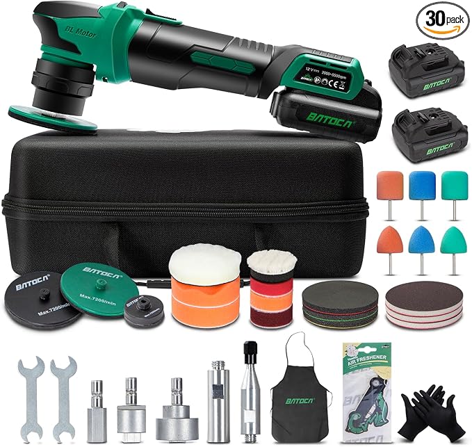 BATOCA S4 Cordless Car Buffer Polisher Rotary Polisher & Dual Action Polisher by BATOCA