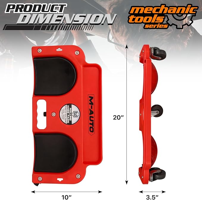 M-AUTO Rolling Knee Creeper Durable Knee Pads - Image 2