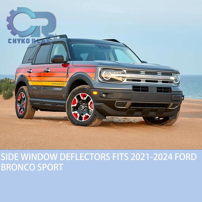 Rain Guards Tape-On Side Window Visor Fit - Image 2