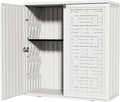 ZZM HDPE Outdoor Storage Shed, Outdoor Plastic Storage Cabinet, Horizontal by ZZM