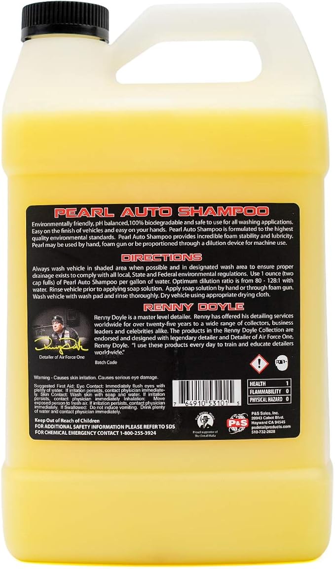 P&S Professional Detail Products Pearl Auto Shampoo – High-Foaming, pH-Balanced - Image 2