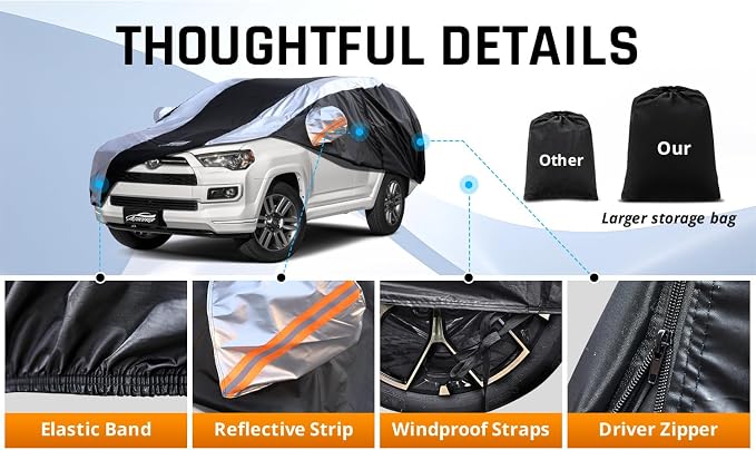 Toyota 4Runner Car Cover Waterproof All Weather - Image 5