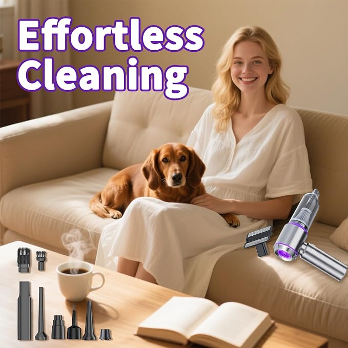 Handheld Car Vacuum Cleaner Cordless, 21000Pa High Power Hand Held 3-Speed - Image 6