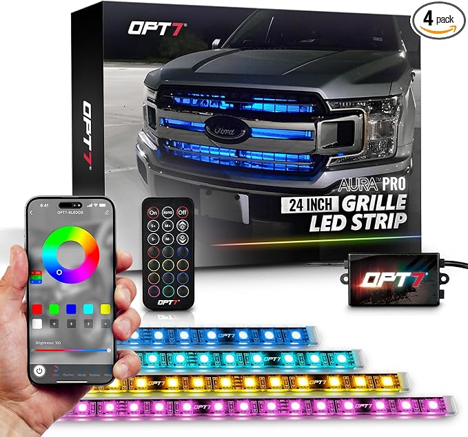 OPT7 Aura Pro RGB LED Grille Lights by OPT7