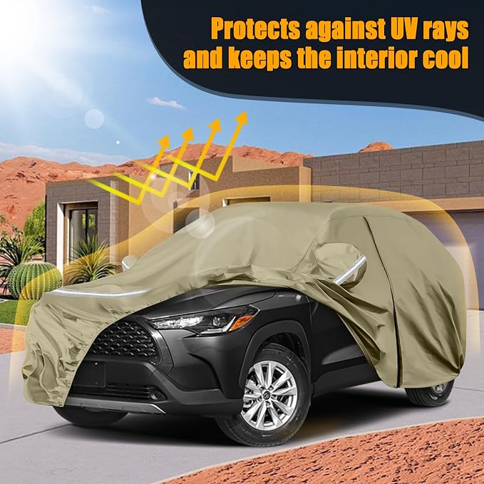 Waterproof Car Covers Replace for 2019-2025 Toyota Corolla Cross, Windproof - Image 7
