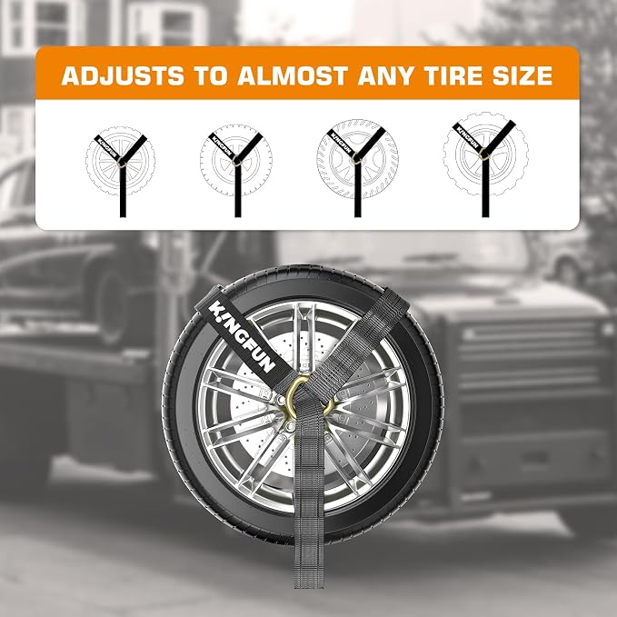 Kingfun Car Tie Down Straps for Trailers - Image 6