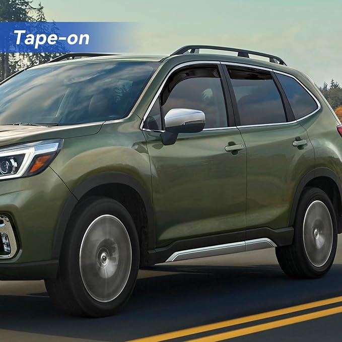 Window Visors Rain Guards for 2019-2024 Subaru Forester, Out-Channel Window - Image 3