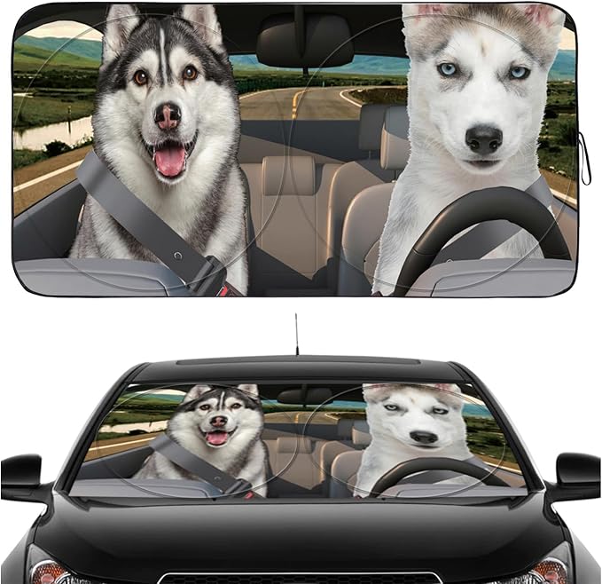 Gven Windshield Shade, Car Sun Shade - Image 2