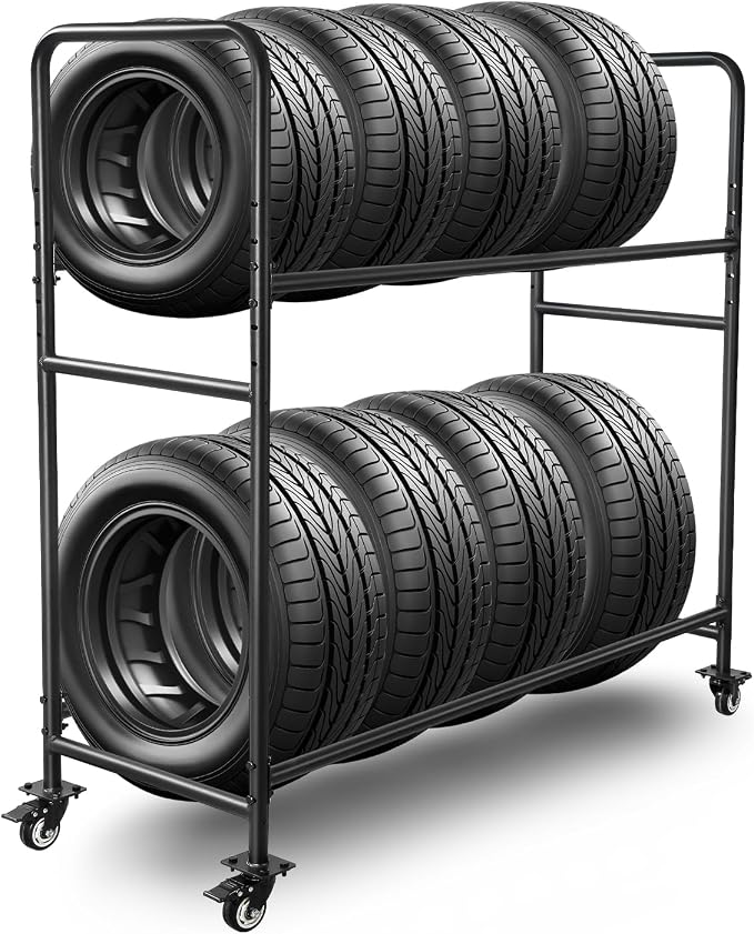60" Tire Storage Rack by OLIPIC