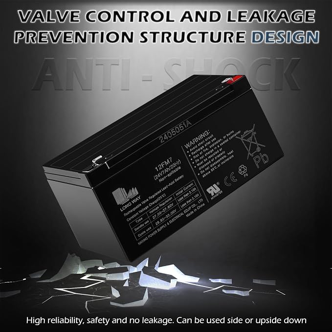 OTTARO 24V 7AH Battery for 24 Volt Ride on Cars Toys - Image 2