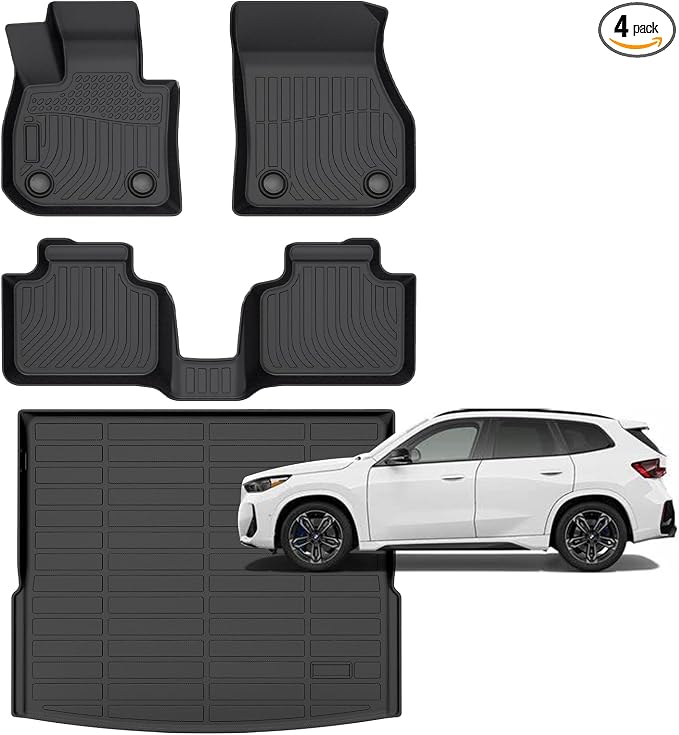 for BMW X1 Floor Mats 2025 2024 2023 Car Mats by Norand