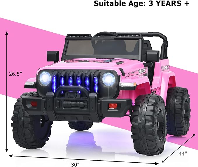 INFANS Ride on Car Truck with 2.4G Remote Control, 12V Battery Powered Electric - Image 7