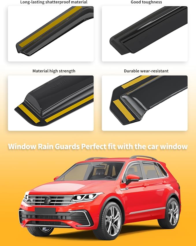 in-Channel Window Rain Guards Fit - Image 8