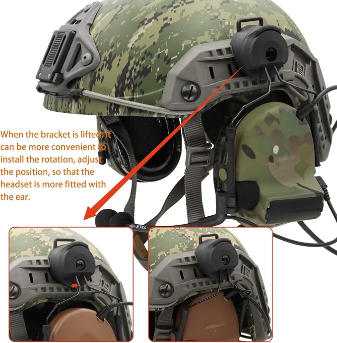 COMTA 2 Helmet-Type Tactical Headset - Image 6