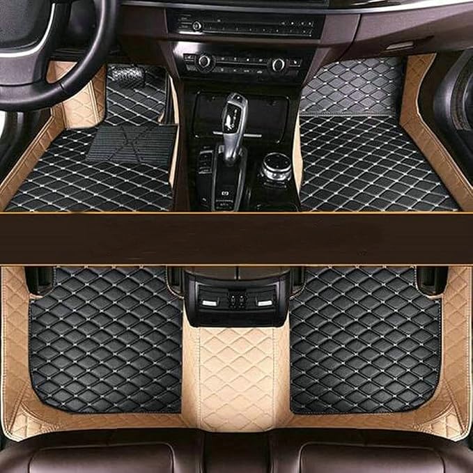 Custom All-Weather Protection Luxury Leather Floor Mats - Image 2