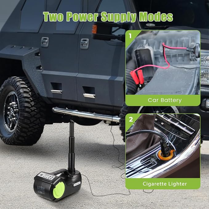 Anbull Electric Car Jack Kit 5 Ton, Hydraulic Car Jack Lift DC12V - Image 3