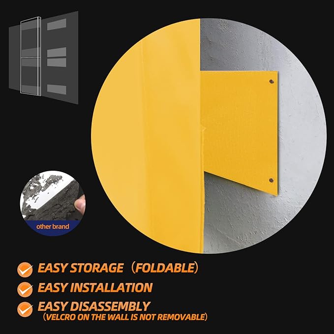 PROGOAL 2"/4" Thick Foam Protection Wall Pad，Gym Basketball-Court - Image 6