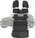 Floor Mats & Large Trunk Mat for 2015-2017 2018 2019 Ford Explorer，TPE All by SANBAN-AXE