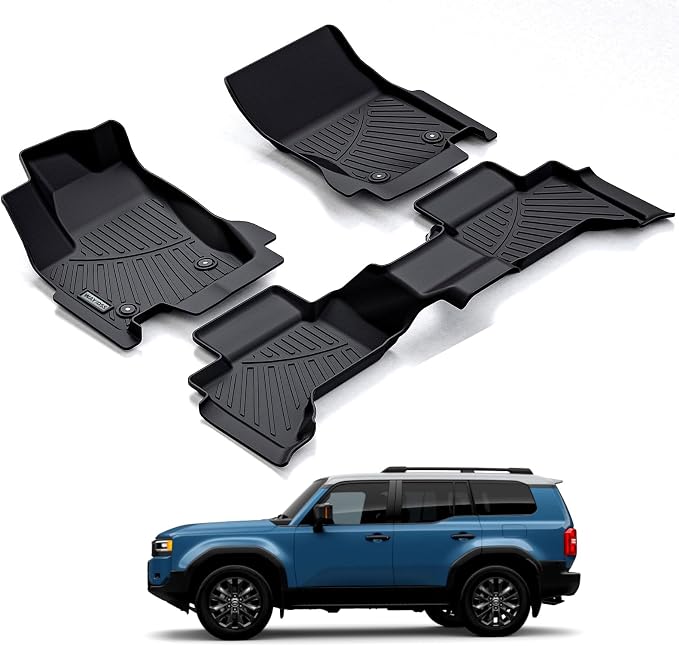 Floor Mats for 2024 2025 Toyota Land Cruiser TPE All Weather Protection Car - Image 2