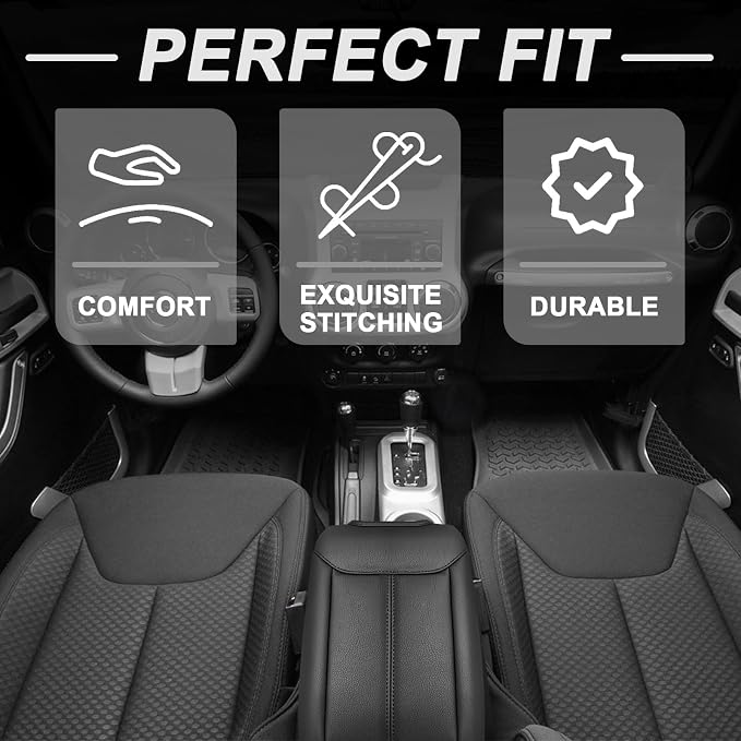 Muslogy Center Console Armrest Cover Compatible - Image 5