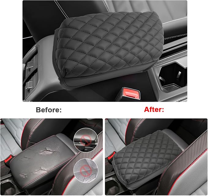 SXCY for 2024 VW Tiguan Armrest Cover Pad for Volkswagen Tiguan 2024 - Image 2