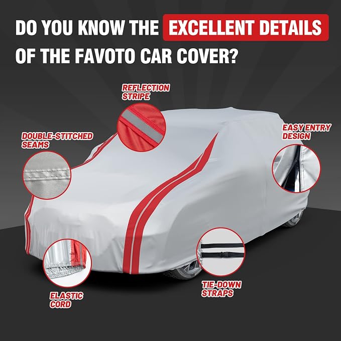 Favoto SUV Car Cover Waterproof - Image 6