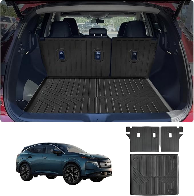 Trunk Mat & Backrest Mat for 2025 Nissan Murano TPE All Weather Protection - Image 7