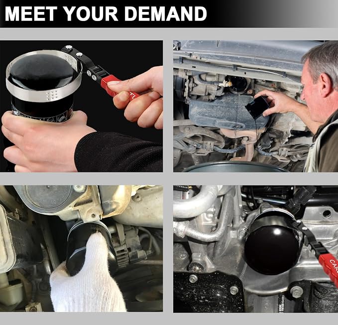 Extra Large Oil Filter Wrench, Oil Filter Wrench Tool Fits Filter from 4-3/4"to - Image 5
