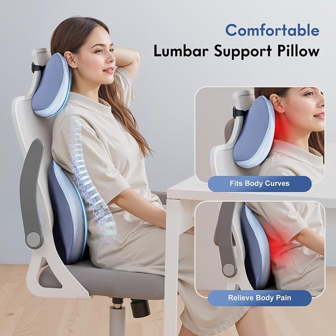 FLORICH Lumbar Support Pillow and Neck Pillow - Image 5