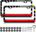 American Flag License Plate Frames by Unknown